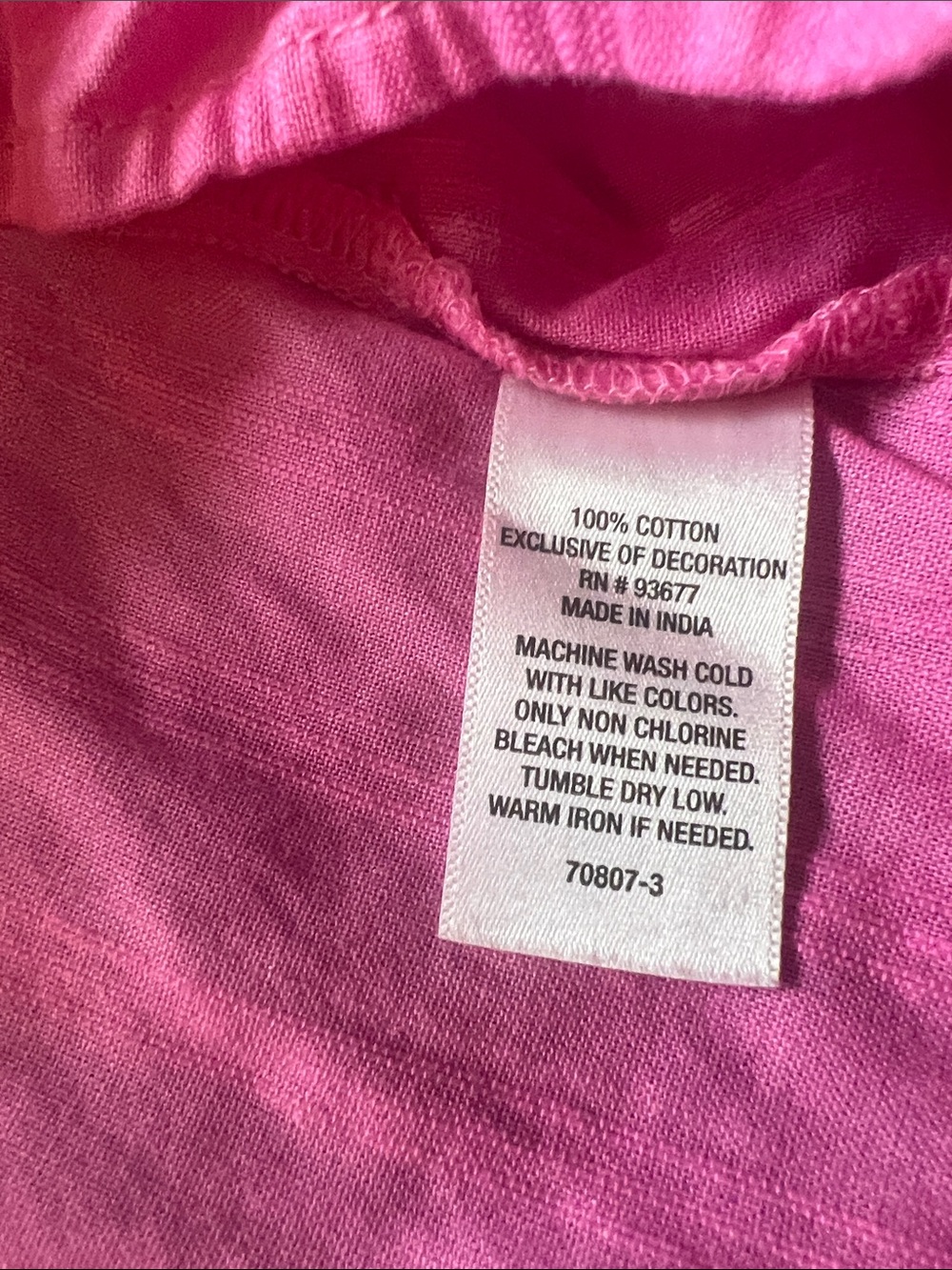 Barbie Pink Cotton Pintuck Pleated Flutter Sleeve Ruffle Top Size L - Picture 3 of 3